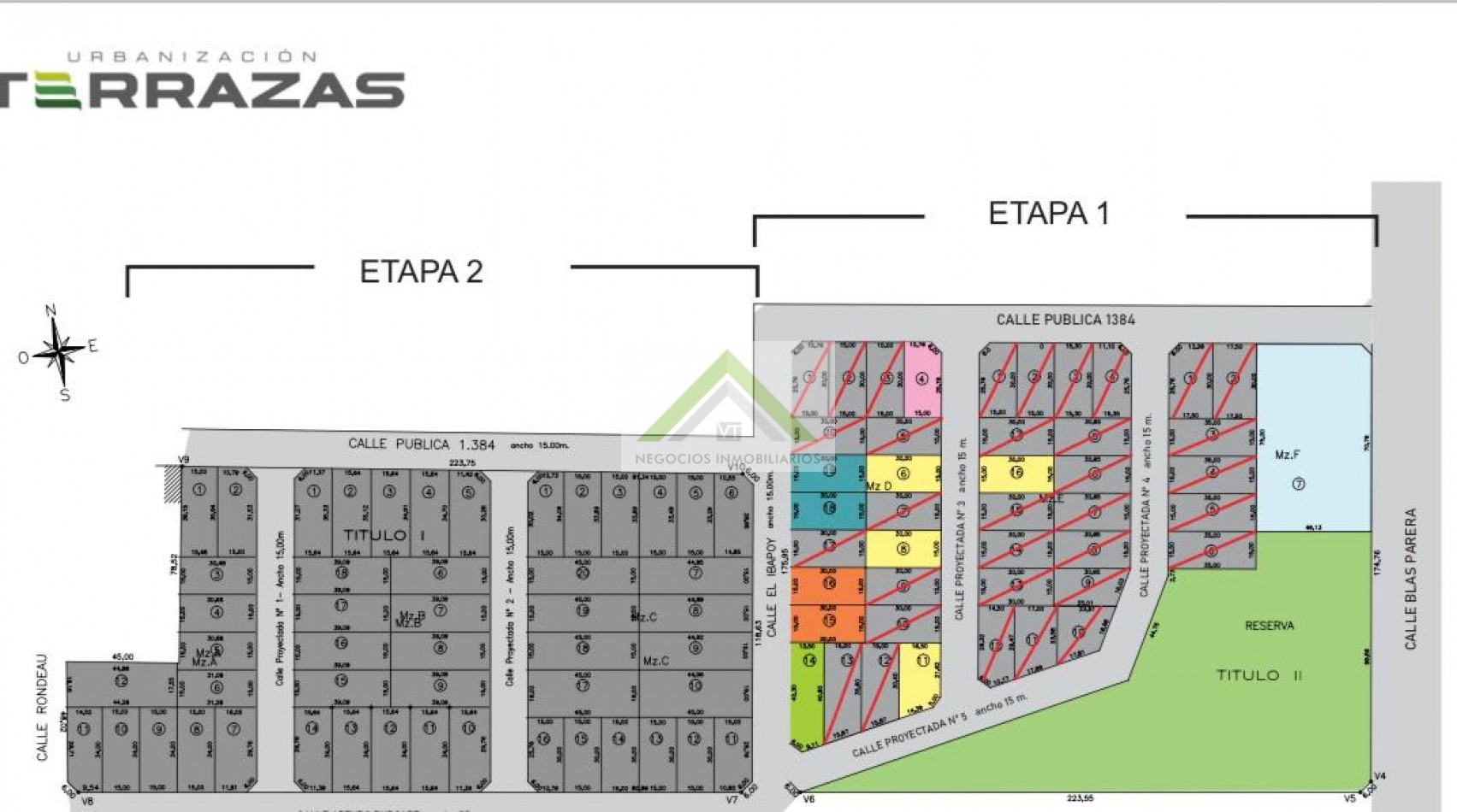 Venta de Lotes- Urbanizacion Terrazas- Blas Parera